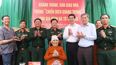 Alegría en el nuevo hogar de la "Campaña Quang Trung"