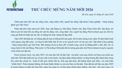 베트남 국영 에너지산업공사 이사회 의장 겸 사장이 2026년 새해 인사를 전합니다.
