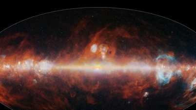 NASA heeft de meest gedetailleerde infraroodkaart van de gehele hemel ooit gepubliceerd, met 102 kleuren.