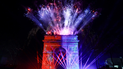The world ushers in the new year 2026, with fireworks filling the sky.