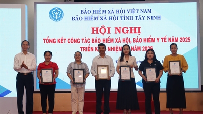 A Tay Ninh Társadalombiztosítási Társaság teljesítette a 2025-ös társadalombiztosítási céljait.
