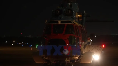 Helikopter menyelamatkan nelayan dari Kepulauan Spratly pada Hari Tahun Baru.