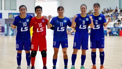 タイ・ソンナム・ホーチミン・シティが2025年全国女子フットサル選手権の第1戦で優勝。