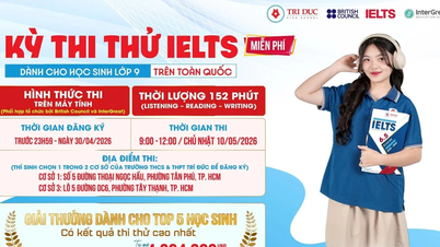 Средняя и старшая школа Tri Duc организует бесплатный пробный тест IELTS для учеников 9-х классов по всей стране.