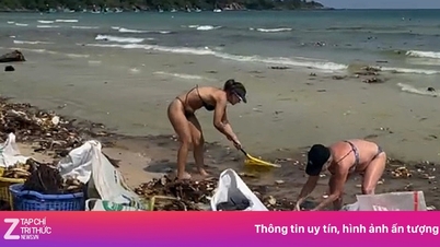 La basura se acumula en dos playas de Phu Quoc y los turistas tienen miedo de nadar.