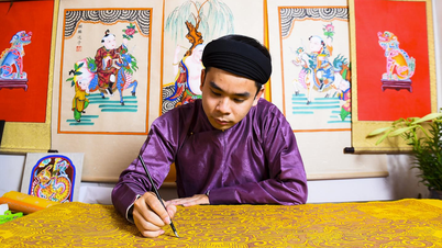 การผสมผสานจิตวิญญาณร่วมสมัยเข้ากับภาพวาดพื้นบ้าน