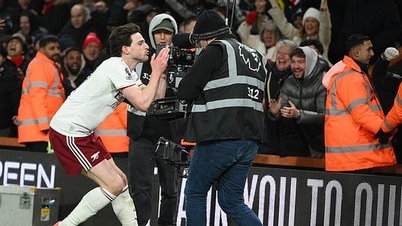 Momentul în care Declan Rice era văzut ca „smulgând” titlul din Premier League pentru Arsenal.