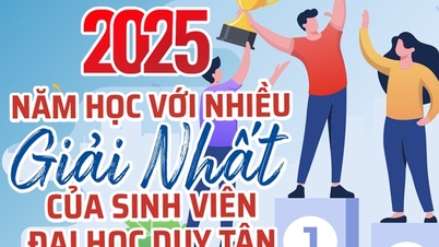 2025年: Duy Tan大学の学生が多くの一等賞を獲得する年。
