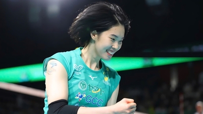 ธันห์ ทุย นักวอลเลย์บอลดาวเด่น โชว์ฟอร์มได้อย่างยอดเยี่ยม ช่วยให้ทีมกุนมะ กรีนวิงส์ คว้าชัยชนะอย่างขาดลอย