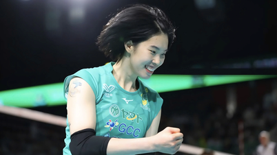 ธันห์ ทุย นักวอลเลย์บอลดาวเด่น โชว์ฟอร์มได้อย่างยอดเยี่ยม ช่วยให้ทีมกุนมะ กรีนวิงส์ คว้าชัยชนะอย่างขาดลอย