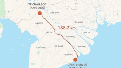 Chau Doc - Can Tho - Soc Trang gyorsforgalmi út: A 45 000 milliárd VND-s vízszintes tengely alakja kezd kirajzolódni.
