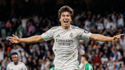 Mbappé's replacement scores a hat-trick as Real Madrid thrash Betis.