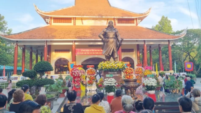 The commemoration ceremony for Thien Ho Duong and Doc Binh Kieu attracted 740,000 visitors.
