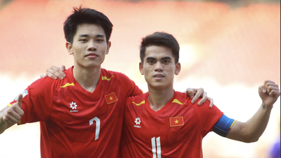 Van Khang still wears the captain's armband for the Vietnam U.23 team: Dinh Bac and Hieu Minh serve as vice-captains.