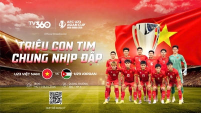 TV360: 베트남 U23 대 요르단 U23 경기 동시 시청 시리즈를 60개 장소에서 시작합니다.