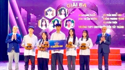 Le lycée Nguyen Tat Thanh pour élèves surdoués a remporté le troisième prix du concours vietnamien d'IA 2025.
