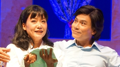 Hong Anh och Tri Quang skrattar och gråter tillsammans i "Möte vid vägens slut".