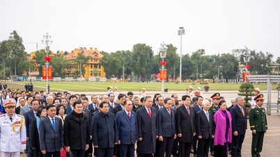 Tổng Bí thư Tô Lâm và Lãnh đạo Đảng, Nhà nước vào Lăng viếng Chủ tịch Hồ Chí Minh