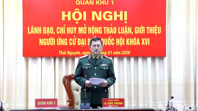 Militärregion 1: Vorstellung von Generalmajor Nguyen Van Lich als Kandidat für die 16. Nationalversammlung.