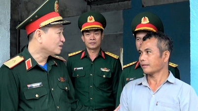 Cục Cứu hộ - Cứu nạn kiểm tra tiến độ xây dựng nhà ở tại xã Sông Kôn