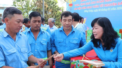 Đồng Tháp: Hơn 24.000 phần quà tặng người lao động dịp Tết Bính Ngọ 2026