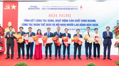 PTSC Quảng Ngãi tổ chức thành công Hội nghị tổng kết công tác Đảng, hoạt động sản xuất kinh doanh, công tác Đoàn thể năm 2025 và Hội nghị người lao động năm 2026
