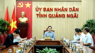 Der Vorsitzende des Provinzvolkskomitees, Nguyen Hoang Giang, leitete eine Sitzung, um die Umsetzung mehrerer wichtiger Aufgaben zu steuern.