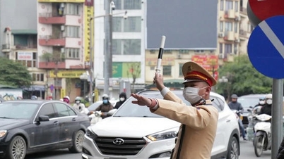 In Hanoi wird der Fahrzeugverkehr während der Hauptverkehrszeit auf vielen Straßen eingeschränkt.