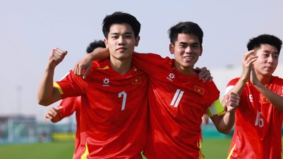 Video of Vietnam U23 2-0 Jordan U23 football match: Dinh Bac and Hieu Minh shine.