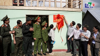 Det første huset som ble bygget under «Quang Trung-kampanjen» ble innviet.