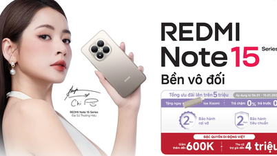 Sichern Sie sich die Redmi Note 15-Serie bei Di Dong Viet mit einer Reihe von Sonderangeboten.