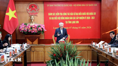 Wakil Perdana Menteri Nguyen Hoa Binh memeriksa persiapan pemilu di Lang Son.