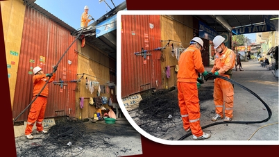Khắc phục nhanh sự cố cháy nổ điện tại tổ dân phố My Điền 2, phường Nếnh