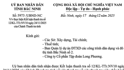 Bắc Ninh: Xem xét kiểm điểm trách nhiệm tập thể, cá nhân liên quan đến dự án hệ thống đường ống cấp nước Phương Liễu – Phượng Mao