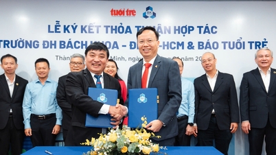 Báo Tuổi Trẻ và Trường đại học Bách khoa TP.HCM ký kết hợp tác