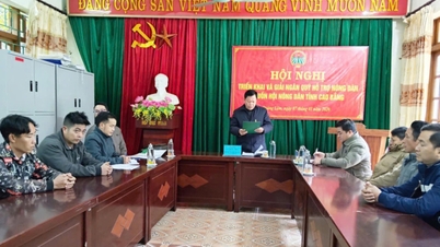 Hội Nông dân tỉnh giải ngân dự án vay vốn Quỹ Hỗ trợ nông dân tại xã Quảng Lâm - Báo Cao Bằng điện tử