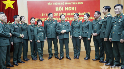 Seçmenlerin %100'ü oybirliğiyle General Nguyen Tan Cuong'un 16. Ulusal Meclis'e temsilci olarak seçilmesini onayladı.