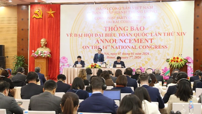 Announcement regarding the 14th National Congress to foreign diplomatic missions and international organizations in Vietnam.