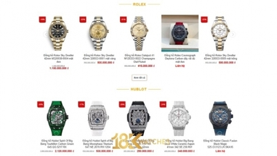 18K Watches VN - Značka prodávající autentické hodinky, zavedená díky své pověsti a kvalitě.