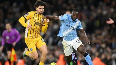 Man City tuột chiến thắng trước Brighton, Arsenal hưởng lợi lớn