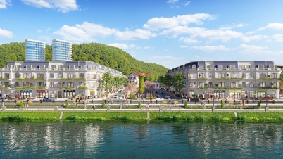 Vinh Riverside - Herrgårdar vid floden med utsikt över Lamfloden mitt i Vinh stad.