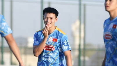 Vietnam U23 erhält gute Nachrichten vom „Super-Ersatzspieler“ vor dem Spiel gegen Kirgisistan U23.