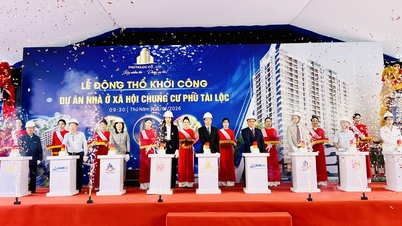 Lễ động thổ khởi công Dự án Nhà ở xã hội Chung cư Phú Tài Lộc