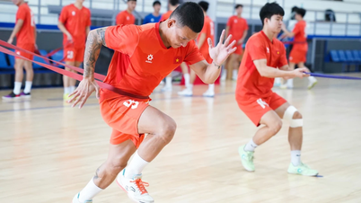 La selección de fútbol sala de Vietnam acelera los preparativos para la final asiática.