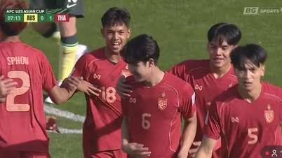 Timnas U-23 Thailand menerima kartu merah segera setelah mencetak gol, dan mengalami kekalahan menyakitkan setelah tertinggal melawan timnas U-23 Australia.