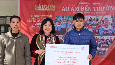 The bond of friendship between SGGP Newspaper and the mountainous region of Son Vi.
