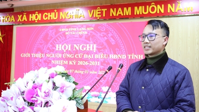 สำนักงานการคลังจังหวัดหลางเซินจัดการประชุมเพื่อแนะนำผู้สมัครรับเลือกตั้งเป็นสมาชิกสภาประชาชนจังหวัดสำหรับวาระปี 2026-2031