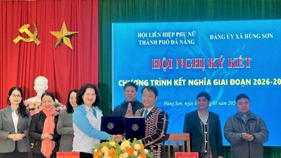 Hội Liên hiệp Phụ nữ thành phố Đà Nẵng kết nghĩa với Đảng ủy xã Hùng Sơn
