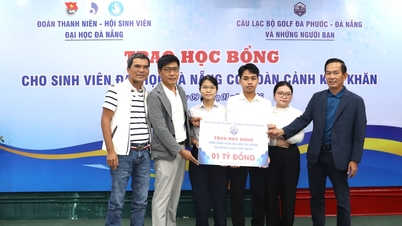 CLB Golf Đa Phước - Đà Nẵng trao 1 tỷ đồng cho sinh viên khó khăn