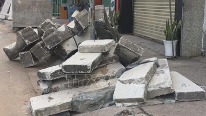 Hanói suspende temporariamente as obras de escavação de ruas e calçadas durante o 14º Congresso Nacional do Partido Comunista do Vietnã.